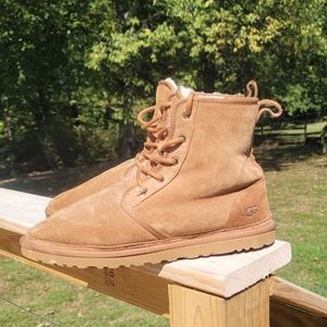 Men's Harkley short suede lace up boot size 12 U.S